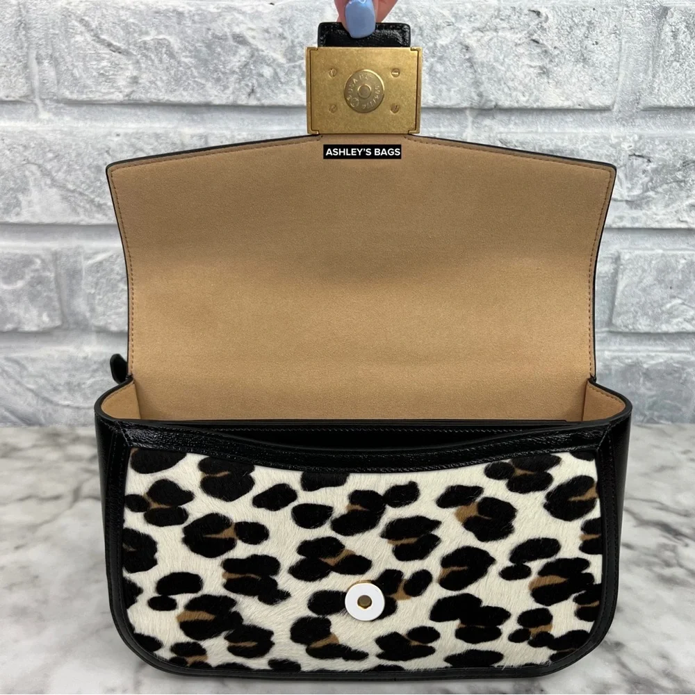 Kate Spade Katy Leopard Haircalf Medium Convertible Shoulder Bag & Crossbody